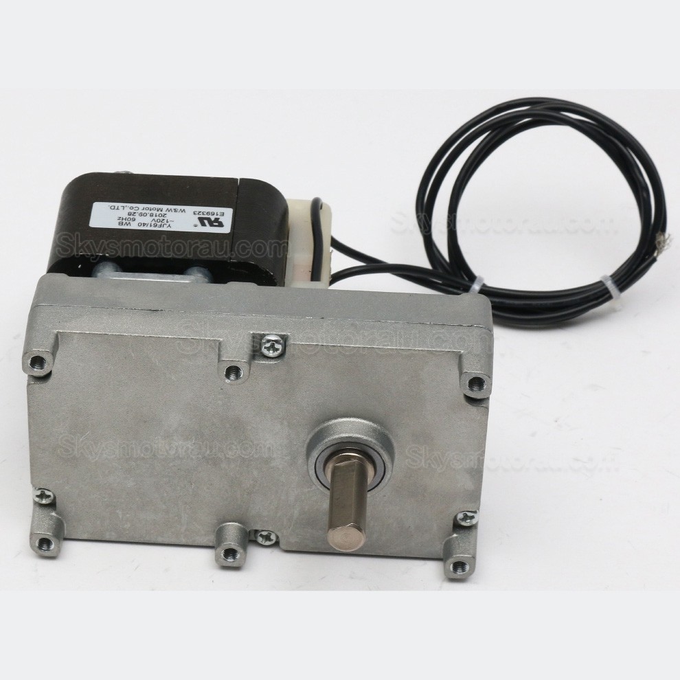 110/220V Shade Pole Gearmotor GF-YJ61 Single Phase with Ratio 251:1 - 5078:1 Spur Gearbox